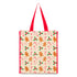 Shopper natalizia media beige e rossa in TNT, Idee Regalo Natale, SKU n982000066, Immagine 0